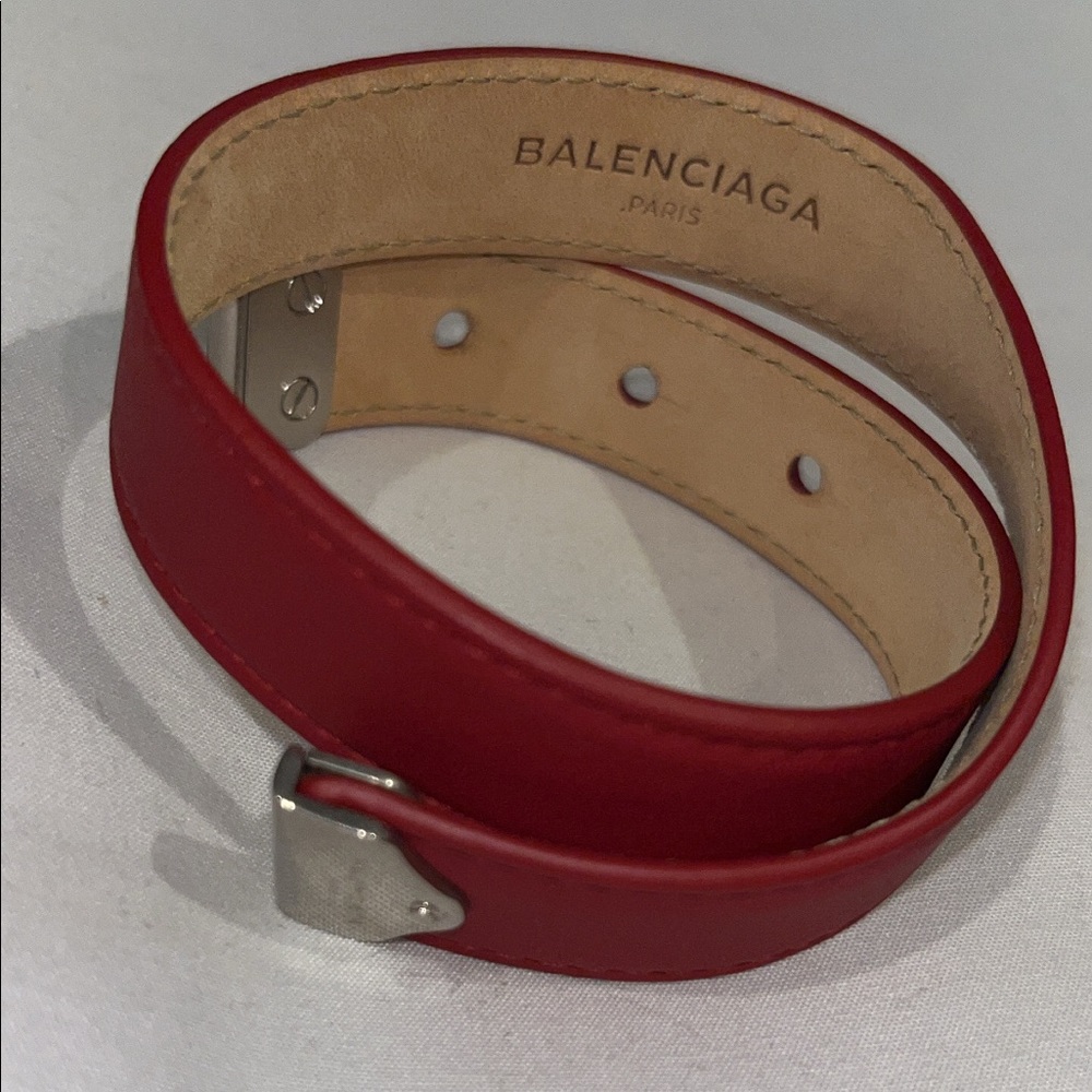 Balenciaga leather bracelet